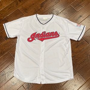 Men’s Cleveland Indians Reyes #32 Baseball Jersey Size XL USED